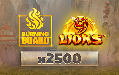 9 Lions Burning Board
