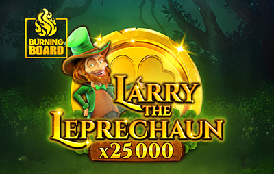 Larry the Leprechaun Burning Board